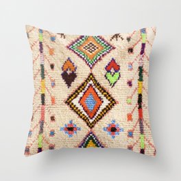 N15 - Oriental Traditional Bohemian Moroccan Artwork. Throw Pillow