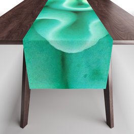 Teal Cupcake Frosting Table Runner