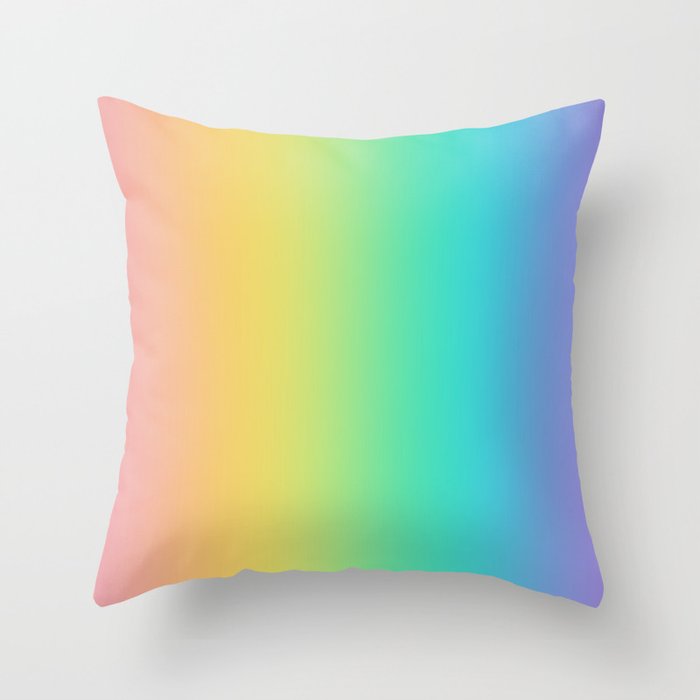 Rainbow Throw Pillow
