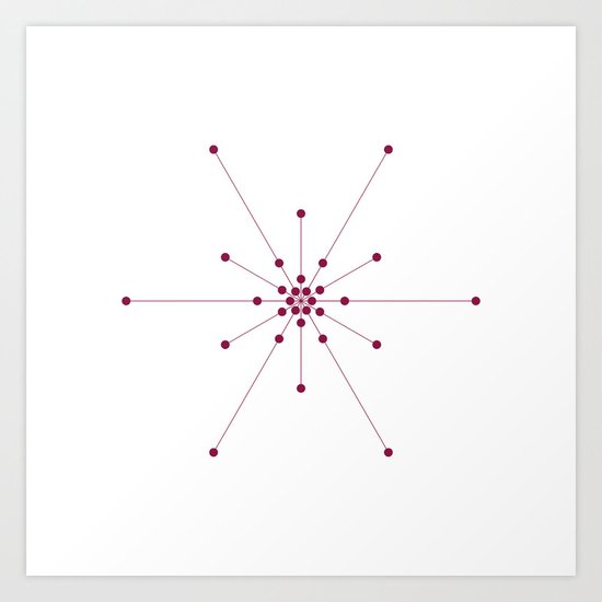 #344 Sputnik – Geometry Daily Art Print