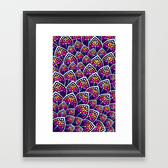 Madeleine Pattern Framed Art Print