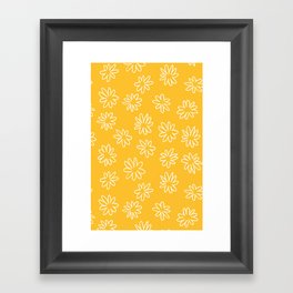 Sunshine Yellow Daisies Framed Art Print
