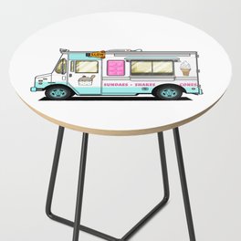 Ice Cream Truck Side Table