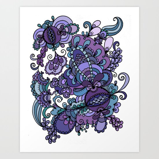 Grapeade Art Print