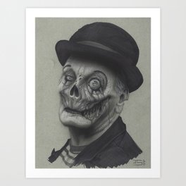 Zombie Clown Art Print