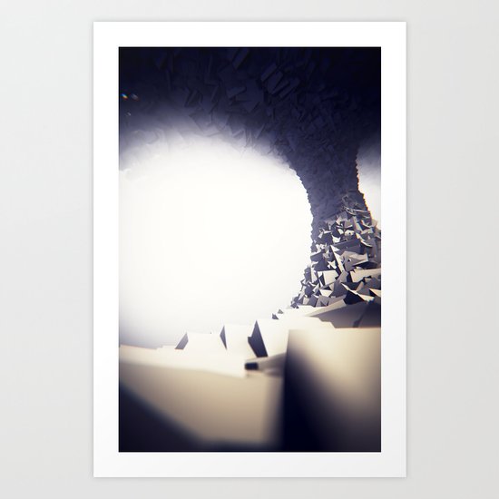 Cubes Art Print
