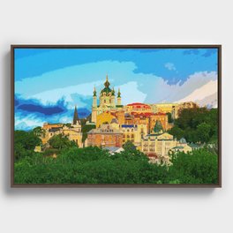 Kiev: A City of Elegant Designs and Timeless Traditions Framed Canvas