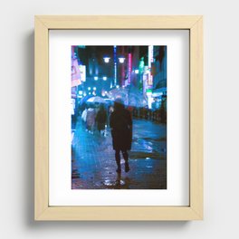 Rainy nights Recessed Framed Print