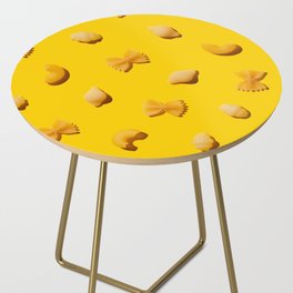 Multiple types of pasta Side Table