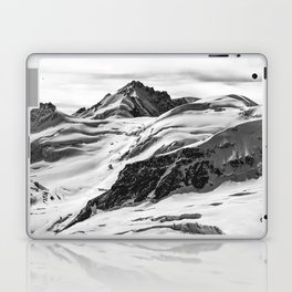 Jungfraujoch Black and White Laptop Skin