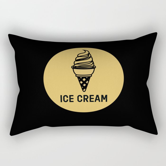 Ice Cream Ice Cream Ice Cream Rectangular Pillow