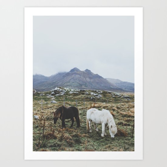 Iceland X Art Print