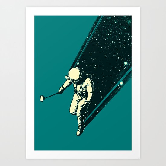Cosmic Selfie Art Print