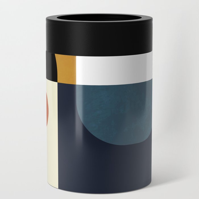 mid century abstract shapes fall winter 4 Can Cooler