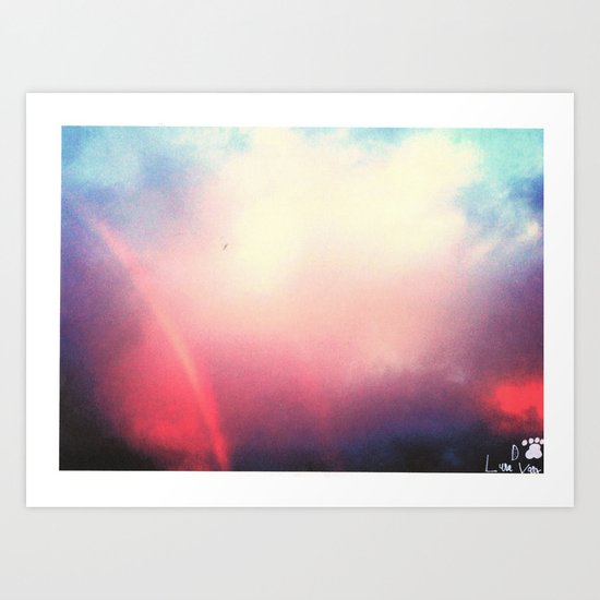 Rainbow Seas Art Print
