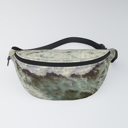 Massive Stormy Ocean Waves  Fanny Pack