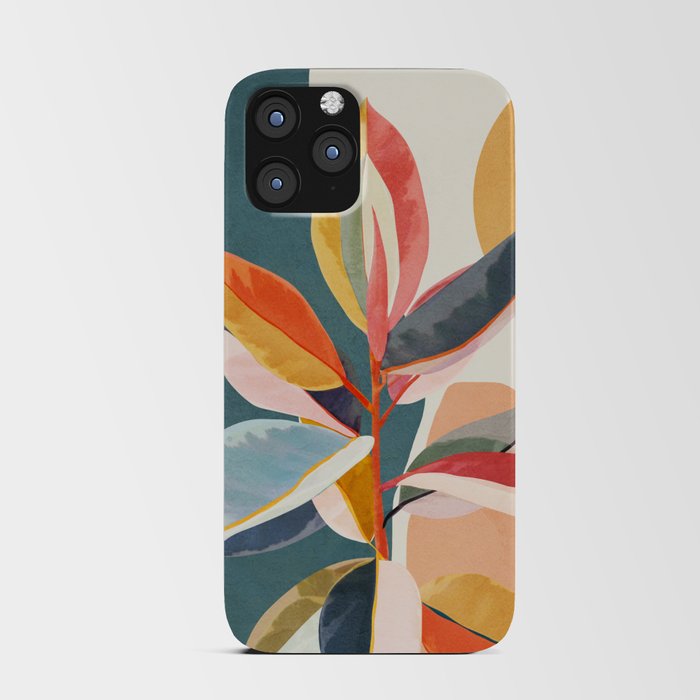 Colorful Branching Out 01 iPhone Card Case