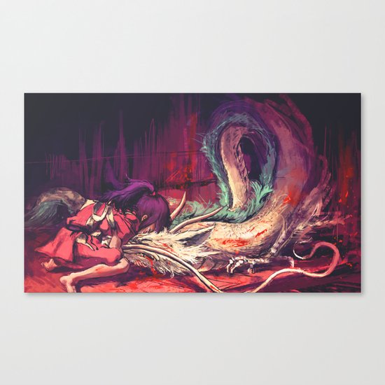 Bleed Canvas Print