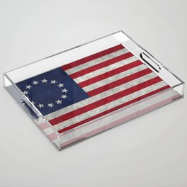 Betsy Ross Flag Acrylic Tray