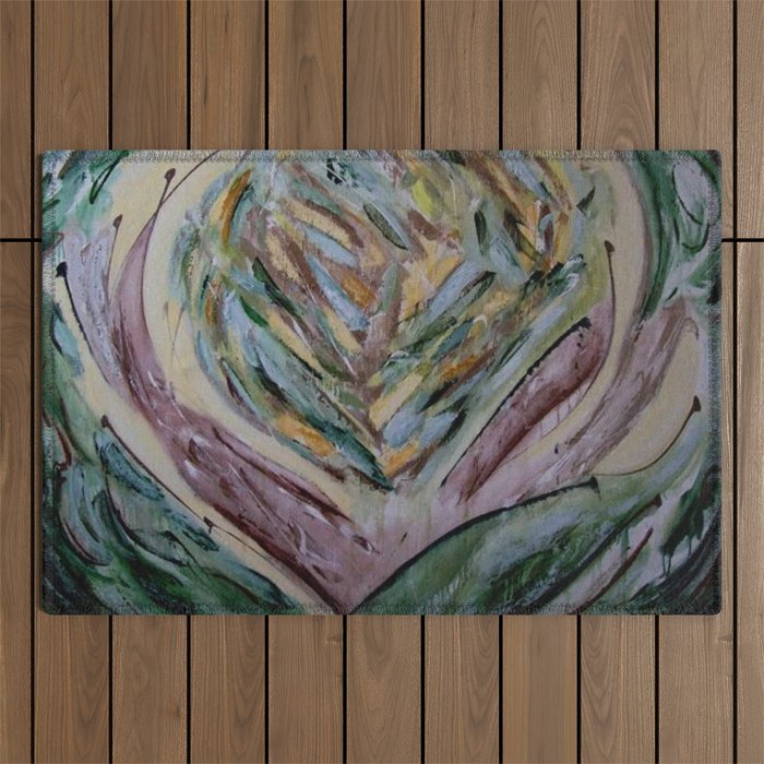 "Healing Heart" Outdoor Rug