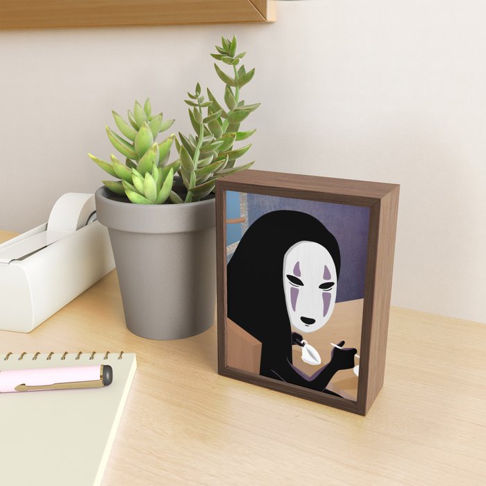 No Face Mm.. Food (MF Doom + Spirited Away) Framed Mini ...