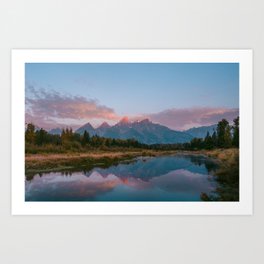 Grand Tetons Sunrise Art Print