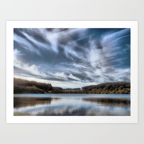Wistlandpound Devon Art Print