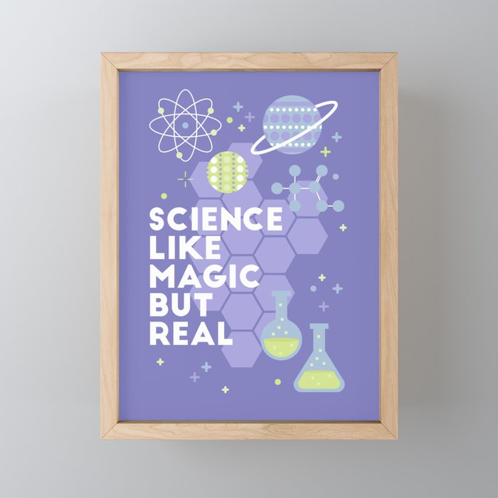 Science Like Magic Framed Mini Art Print