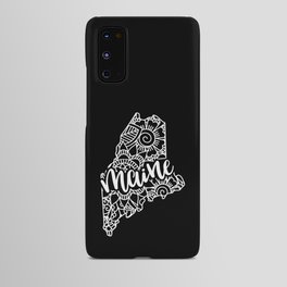 Maine State Mandala USA America Pretty Floral Android Case