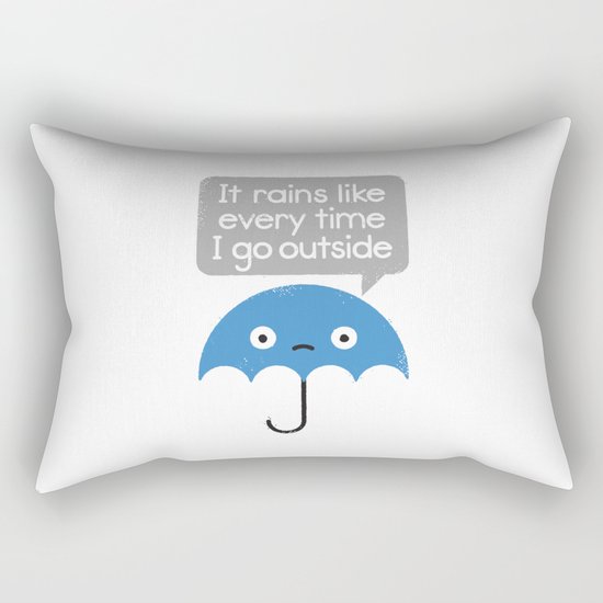 Umbrellativity Rectangular Pillow