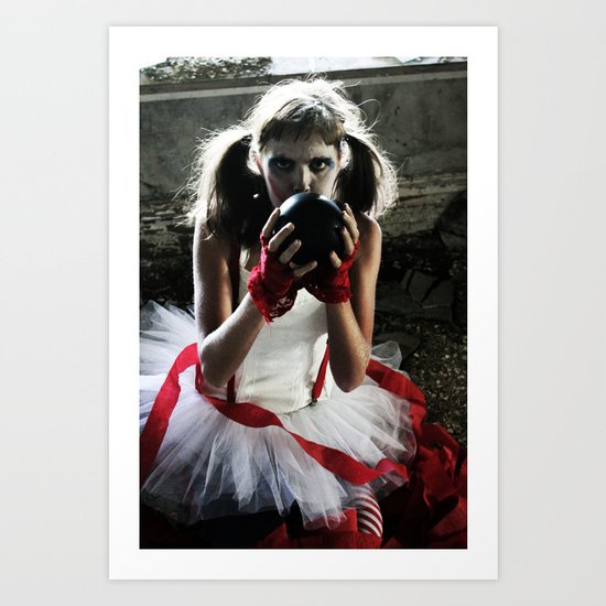 Black Balloon. Art Print