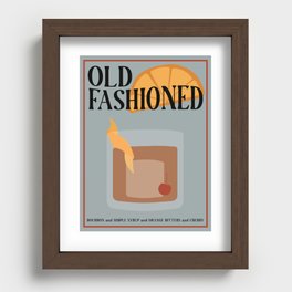 Old Fashioned Cocktail Recessed Framed Print