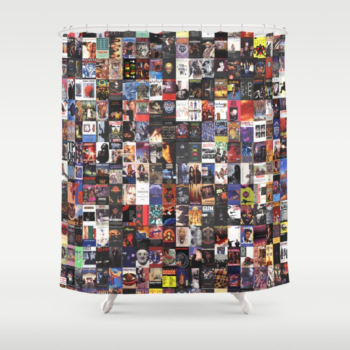 Cassette Collection Shower Curtain