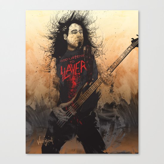 Tom Araya Canvas Print