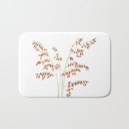 smooth brome grass seed head watercolor  Bath Mat | Colorandcolor, Weedwatercolor, Aquarelle, Wildpainting, Grassarts, Watercolor, Painting, Bromusinermis, Weedarts, Smoothbromegrass 