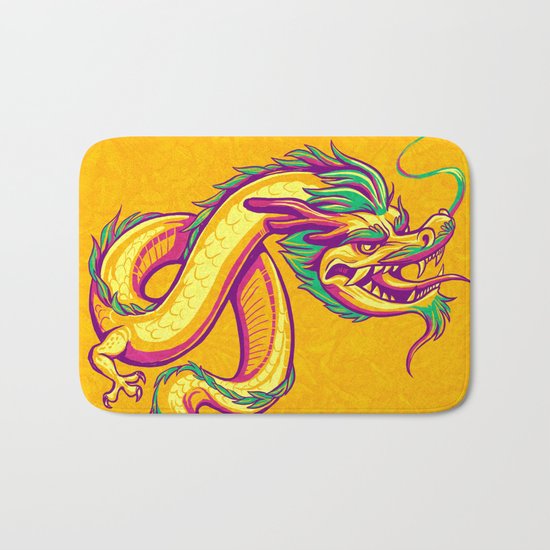 Bonsai Dragon Bath Mat