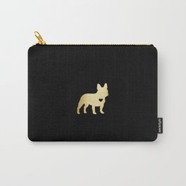 French Bulldog Gold Carry-All Pouch