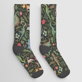 Dinosaur Jungle Socks