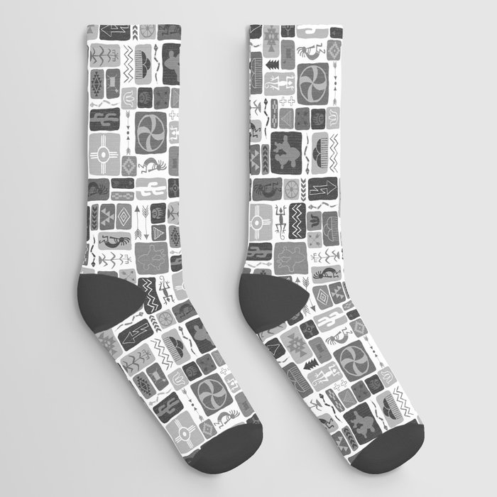 Southwest Dreams - Grey Socks