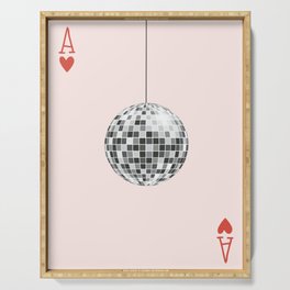 Ace of Disco Balls Serving Tray