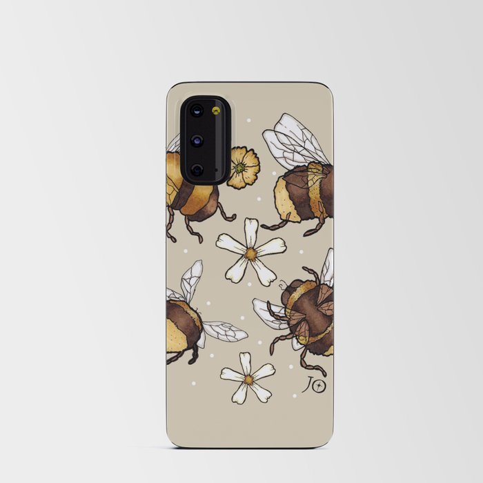Bee Wreath (on oatmeal) Android Card Case