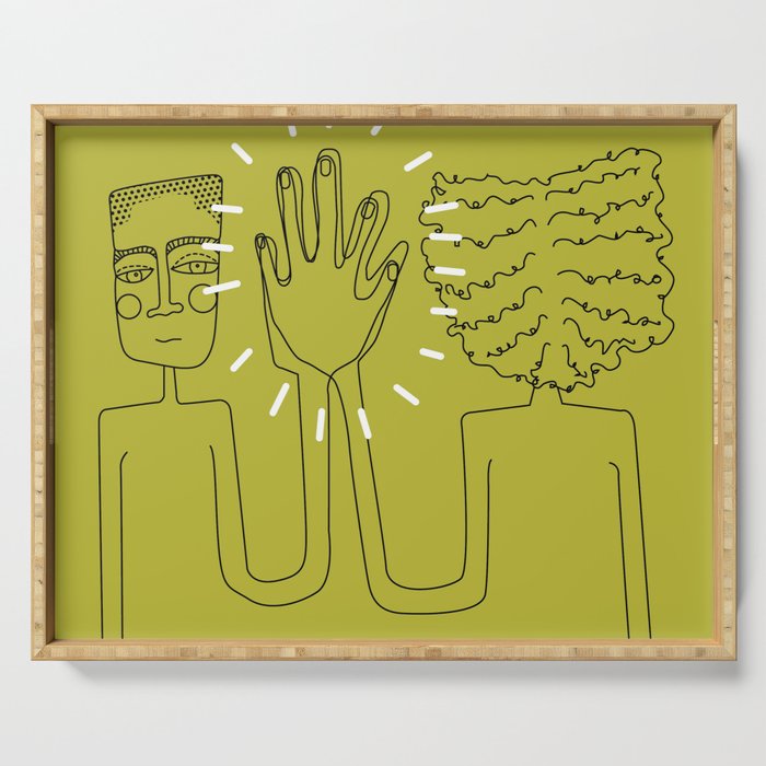 High Five Serving Tray