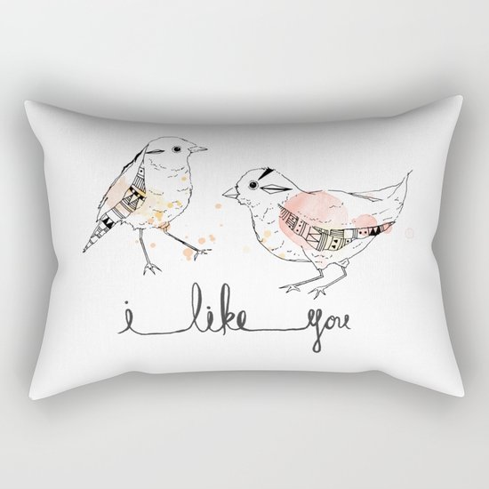 i like you Rectangular Pillow