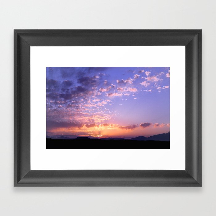 Colorful Sunrise - Desert Southwest Framed Art Print