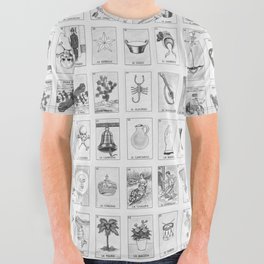 Loteria Cards All Over Graphic Tee