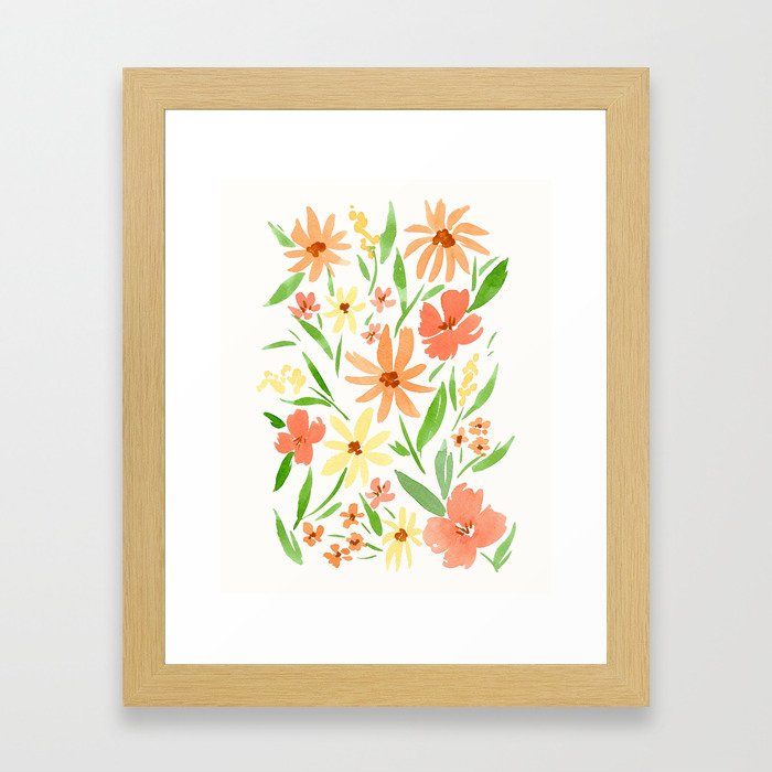 Wildflowers 01 Framed Art Print