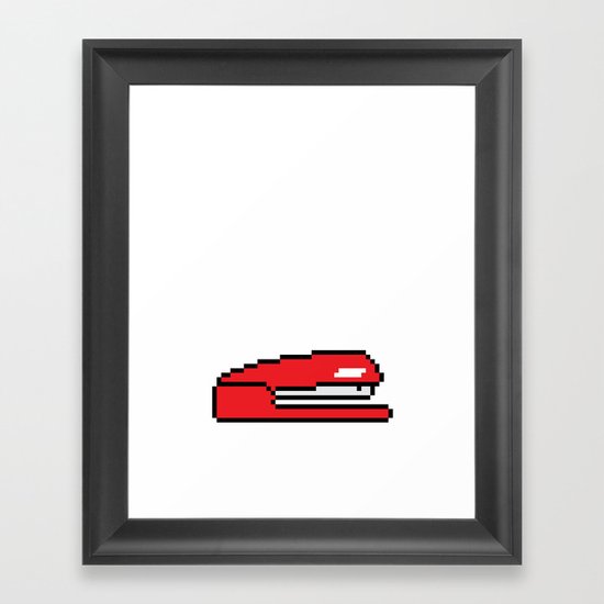 Pixel Space Framed Art Print
