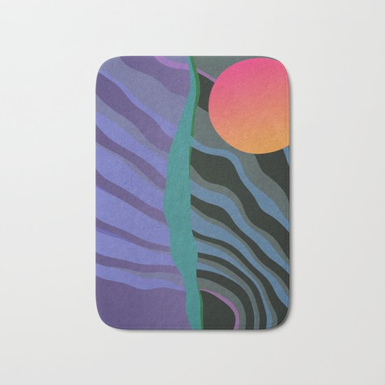 Crepuscular Streams Bath Mat