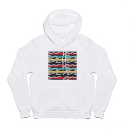 Postmodern Rugby Stripe Doodles Hoody