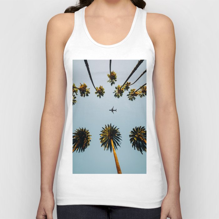 Palms and plane Tank Top